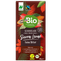 Horká čokoláda Sierra Leone 72 % Kakao, 80 g